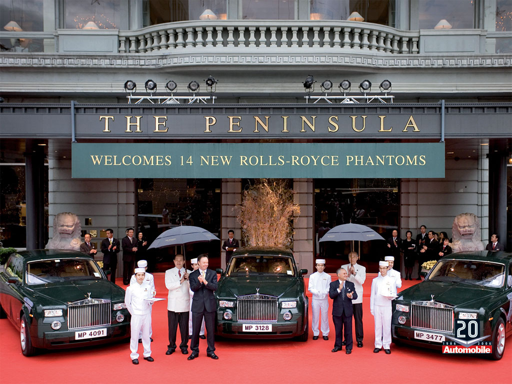 rolls_royce_phantom peninsula История гостиницы: The Peninsula Hong Kong / Магазета