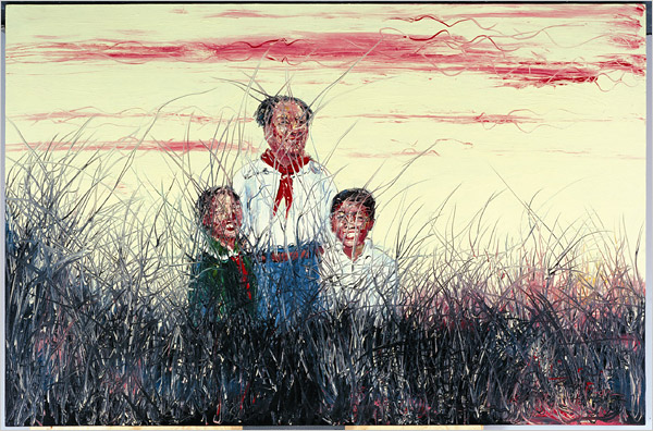 chairman Mao with us by zeng fanzhi