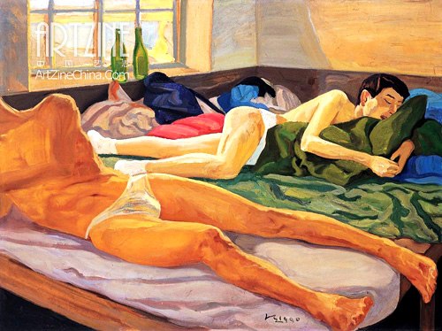 Liu Xiaodong in the afternoon, 1990