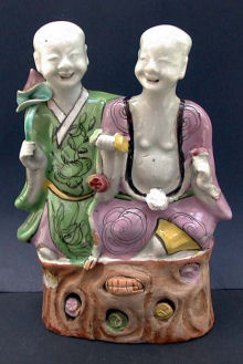 Chinese group of gods of mirth (Hehe Erxian), Qianlong (1736-95)