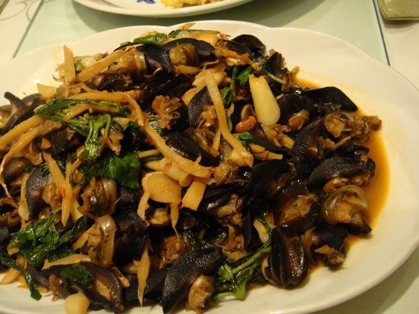 炒蜗牛肉