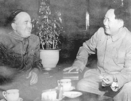 1950 г., чай с Мао Цзэдуном