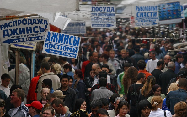 Черкизон — человеческое море.