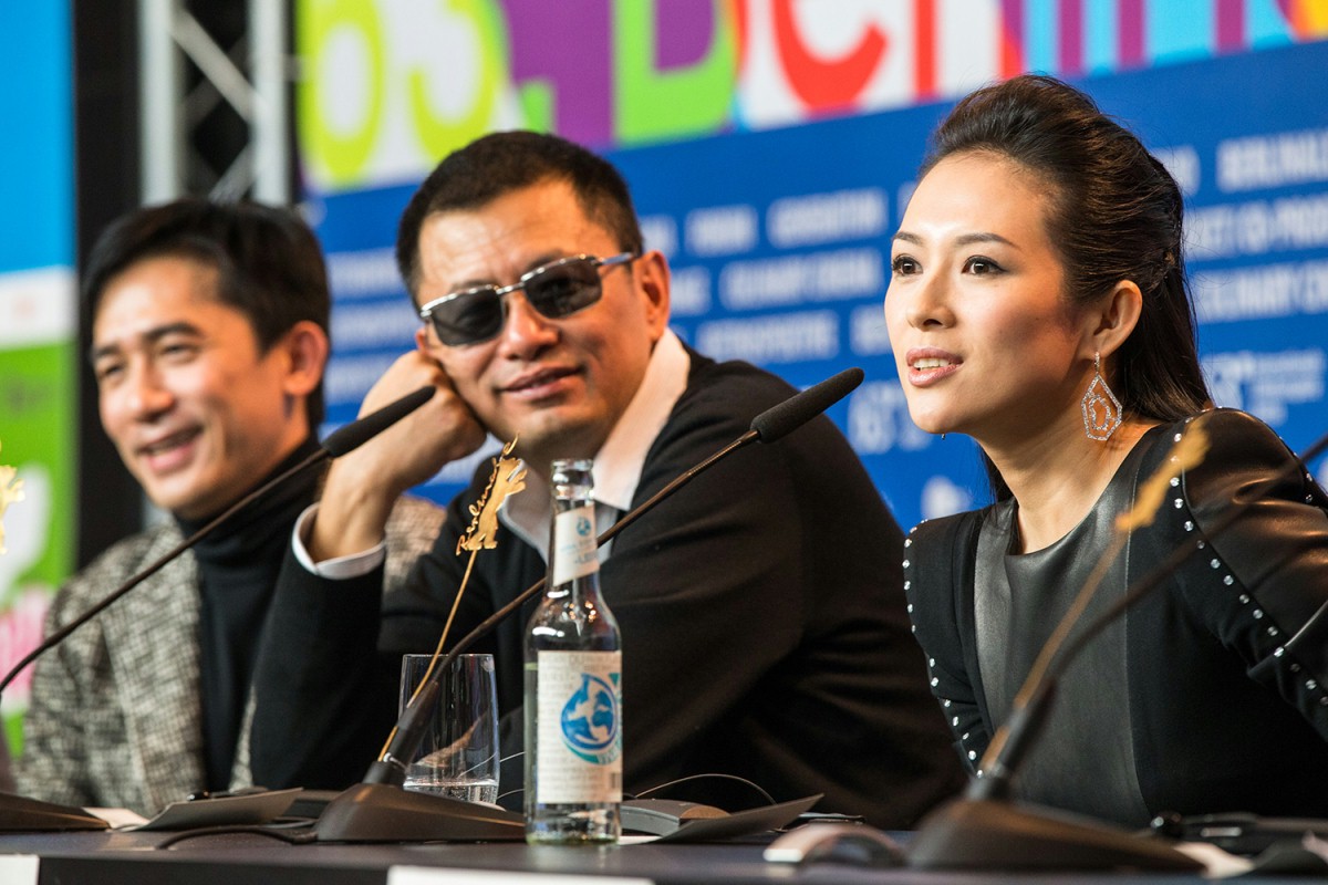 На пресс-конференции с актерами Tony-Leung и Zhang Ziyi