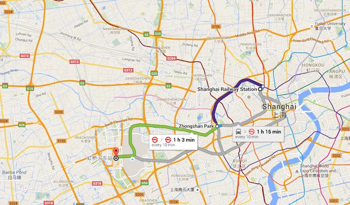 hongqiao_map
