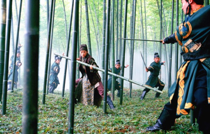 Кадр из фильма «Дом летающих кинжалов», 2004 г.
