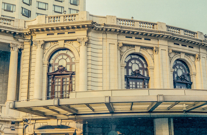 French Club Garden Hotel Porch