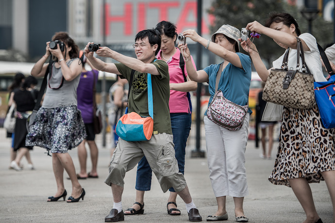 tourists