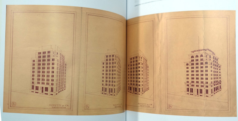 Варианты проекта здания работы Минутти и Ко. Источник: Shanghai Library Archive