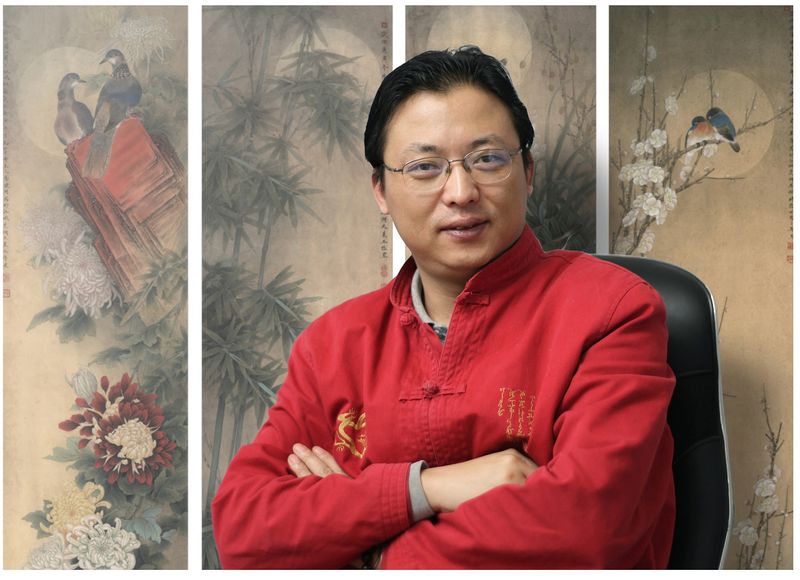 Li Xiaoming gongbi art