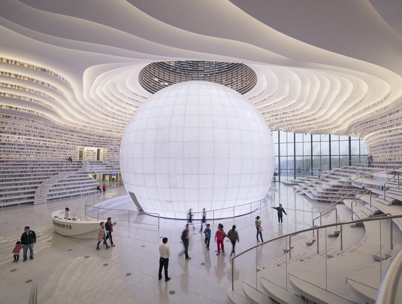 Tianjin Binhai Library / MVRDV + Tianjin Urban Planning and Design Institute. Источник: archdaily.com